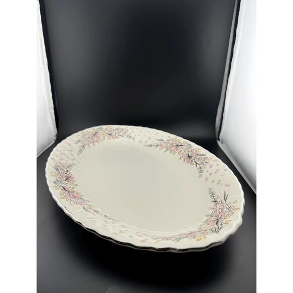 Mid Century Syracuse China Elizabeth Lily Pattern 14" Serving Platter - Picture 2 of 9